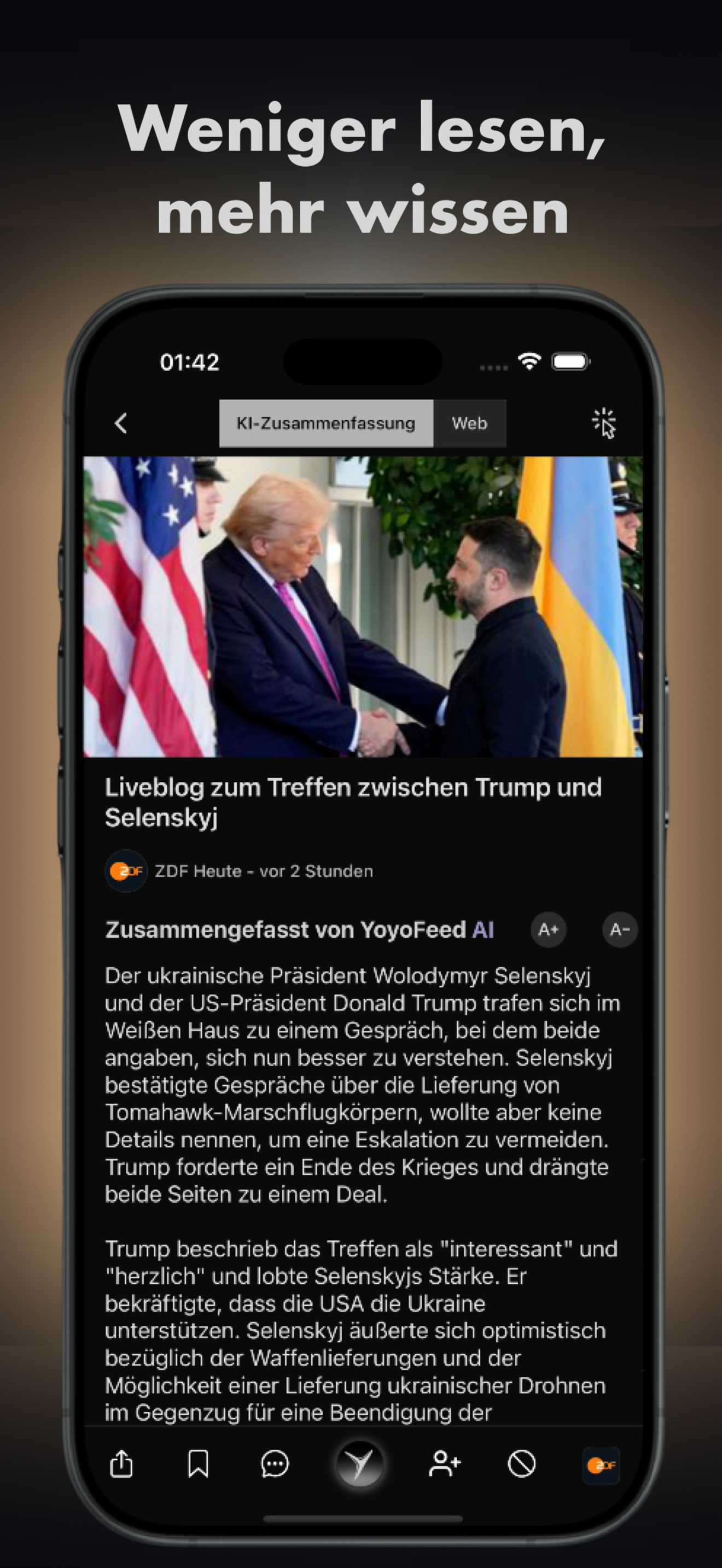 🧠 Schnelle Nachrichtenzusammenfassung durch KI