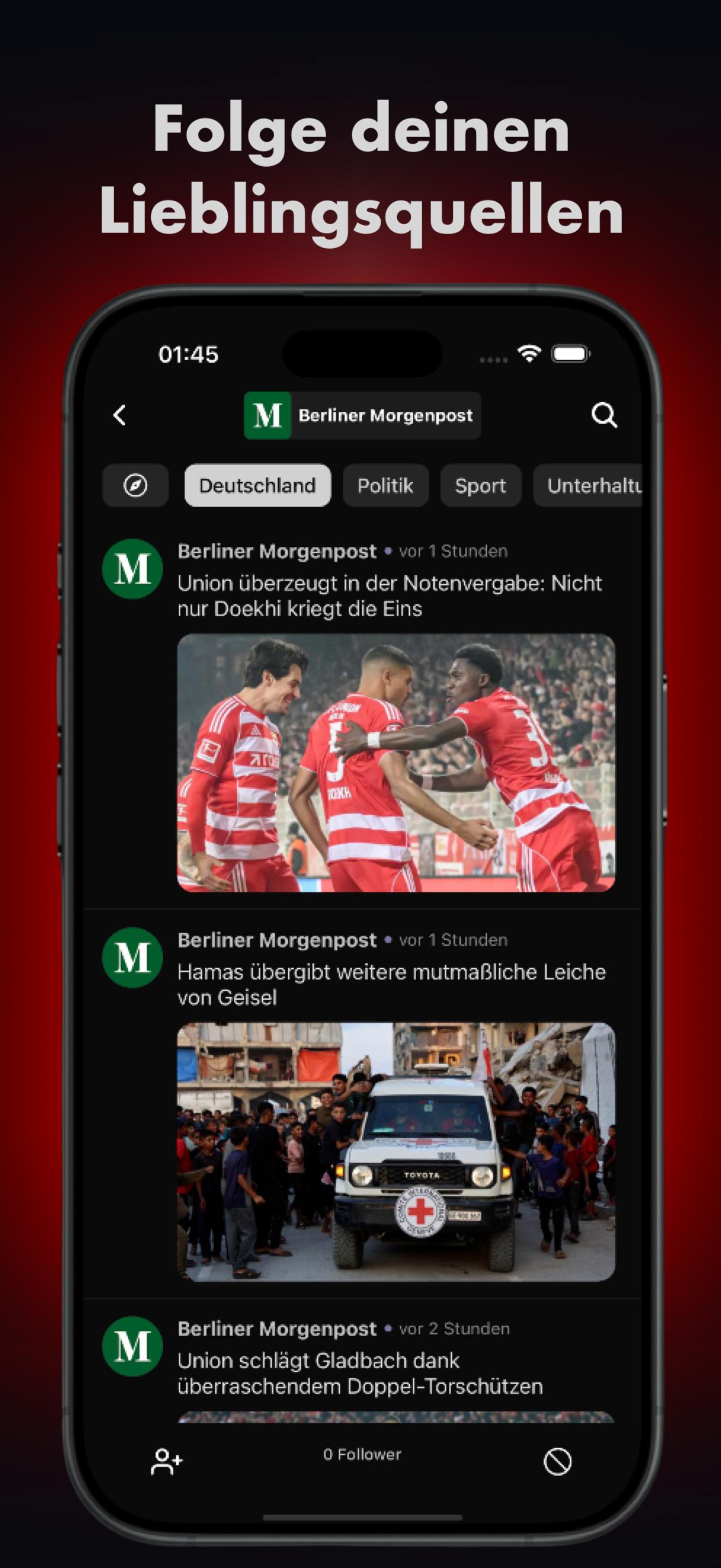 ➕ Personalisierte Nachrichtenquellen