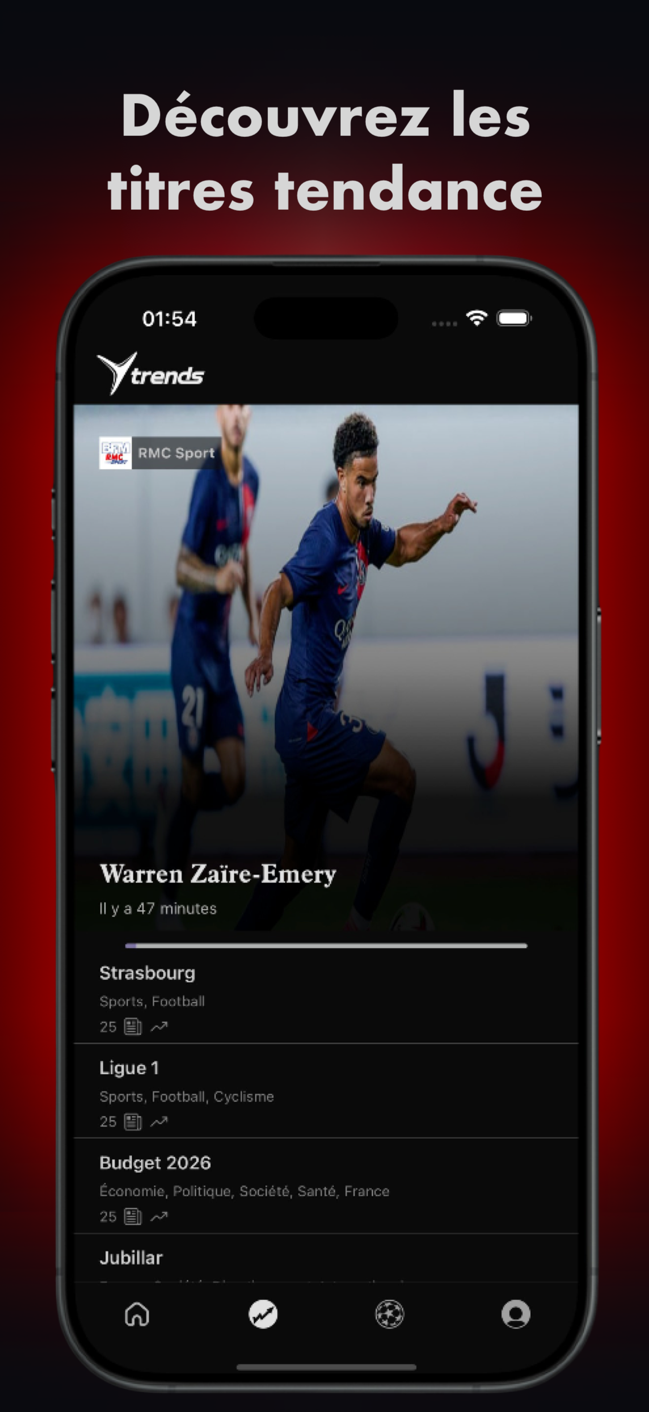 🔥 Suivez les titres tendances de l’actualité