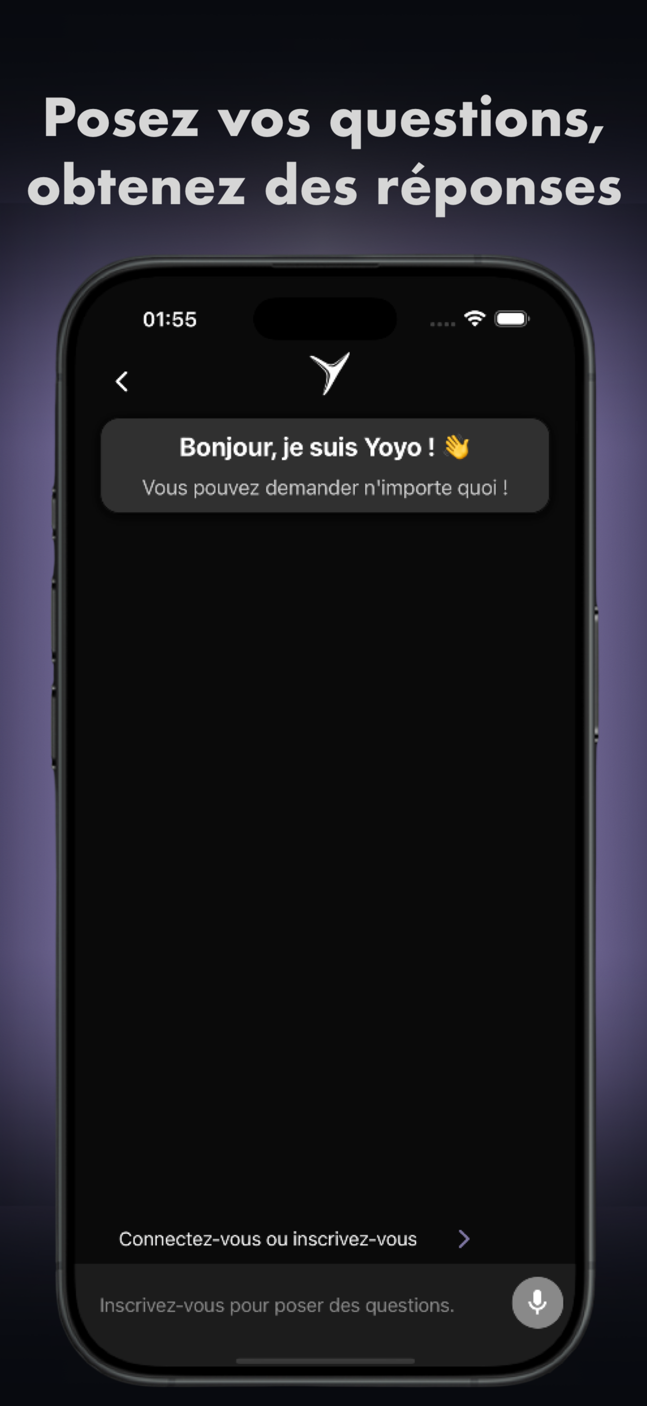 💬 Interrogez l’assistant IA intégré