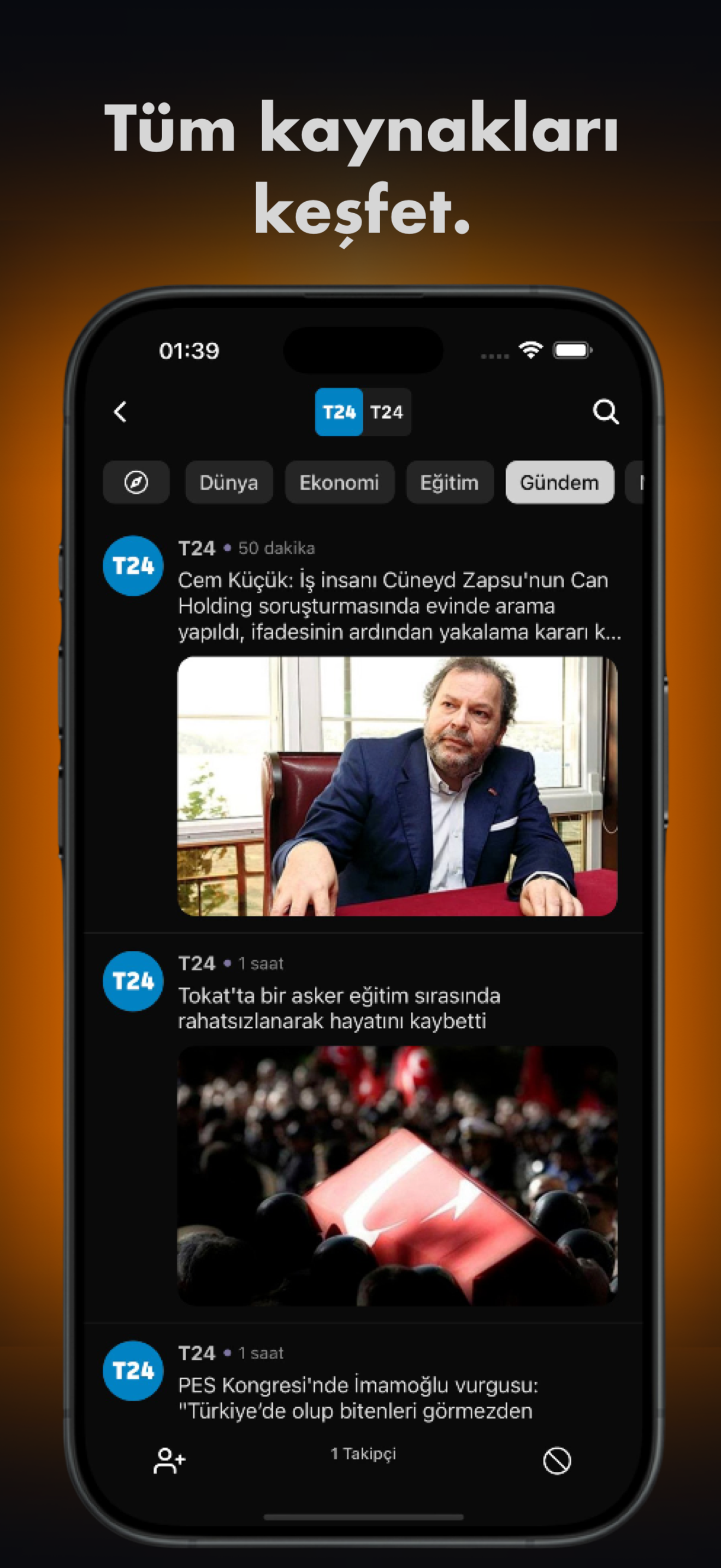 Tüm Kaynakları Keşfet - Haber Akışı ve Gündem Takibi